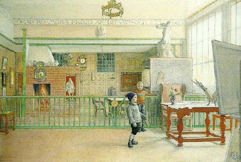 Carl Larsson min atelier i sundborn-i ateljen